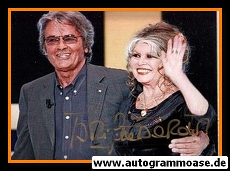 Autogramm Film (FR) | Brigitte BARDOT | 2000er Foto (Alain Delon Color)