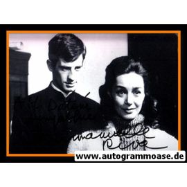 Autogramm Film (Frankreich) | Emmanuelle RIVA | 1960er Foto Retro (JP Belmondo SW)