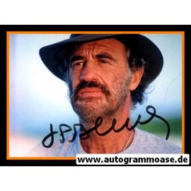 Autogramm Film (Frankreich) | Jean-Paul BELMONDO | 1990er Foto (Portrait Color)