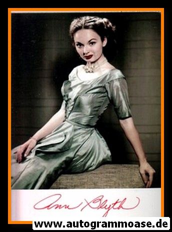 Autogramm Film (USA) | Ann BLYTH | 1950er Foto Retro (Portrait Color)