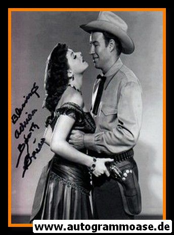 Autogramm Film (USA) | Adrian BOOTH (Lorna GRAY) | 1949 Foto "Last Bandit" (Filmszene SW)