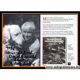 Autogramm Schauspieler | Barbara RÜTTING | 1980er (Portrait SW Mosaik)