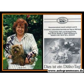 Autogramm Schauspieler | Brigitte MIRA | 1980er (Portrait Color Diäko) 2