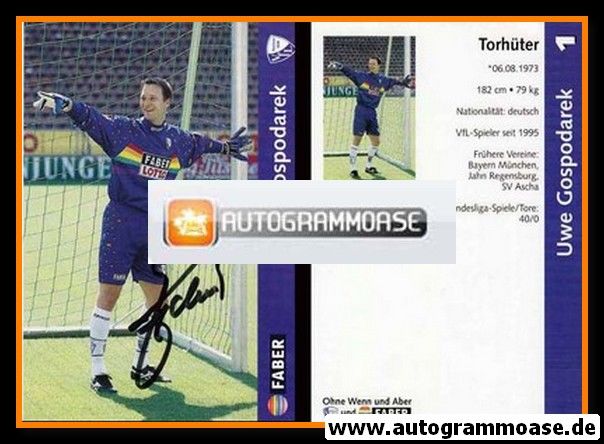 Autogramm Fussball | VfL Bochum | 1997 | Uwe GOSPODAREK