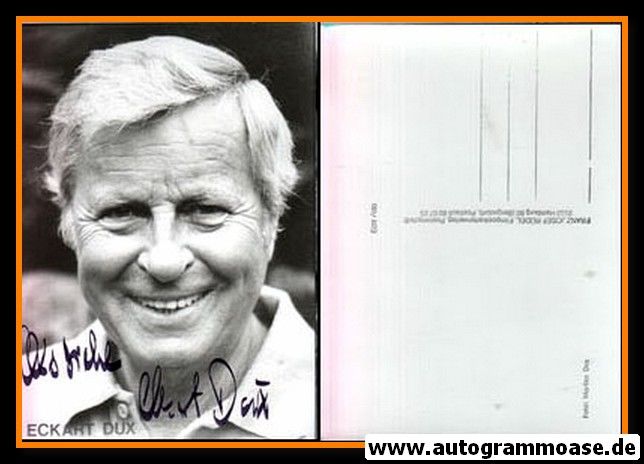 Autogramm Schauspieler | Eckart DUX | 1980er (Portrait SW Rüdel) Dux