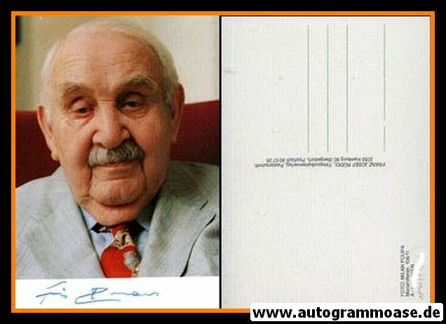 Autogramm Schauspieler | Fritz ECKHARDT | 1980er (Portrait Color Rüdel)