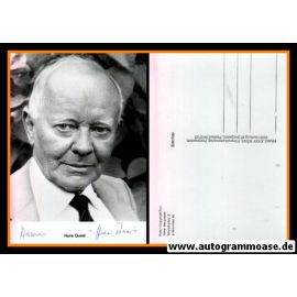Autogramm Schauspieler | Hans QUEST | 1980er (Portrait SW Rüdel)