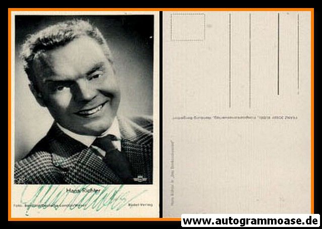 Autogramm Film | Hans RICHTER | 1956 "Das Donkosakenlied" (Rüdel)