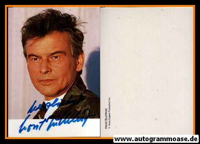Autogramm Schauspieler | Horst BUCHHOLZ | 1980er (Portrait Color Aces Eagles)