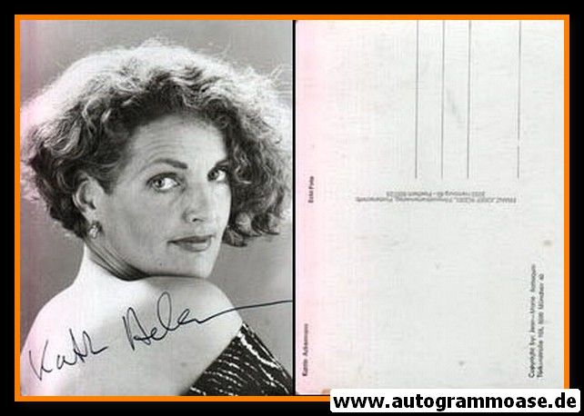 Autogramm Schauspieler | Kathrin ACKERMANN | 1980er (Portrait SW Rüdel) Bottequin