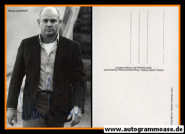 Autogramm Schauspieler | Klaus LÖWITSCH | 1990er (Portrait SW Rüdel) 1