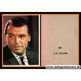 Autogramm Schauspieler | O. W. FISCHER | 1960er (Portrait Color Sabi)