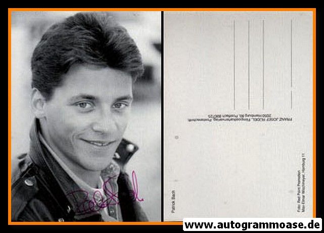 Autogramm Schauspieler | Patrick BACH | 1980er (Portrait SW Rüdel)