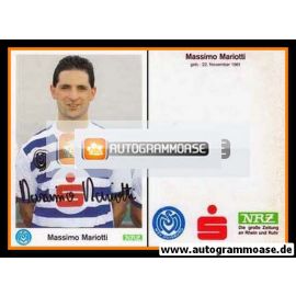 Autogramm Fussball | MSV Duisburg | 1989 | Massimo MARIOTTI