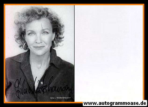 Autogramm Schauspieler | Gila VON WEITERSHAUSEN | 1980er (Portrait SW) 3
