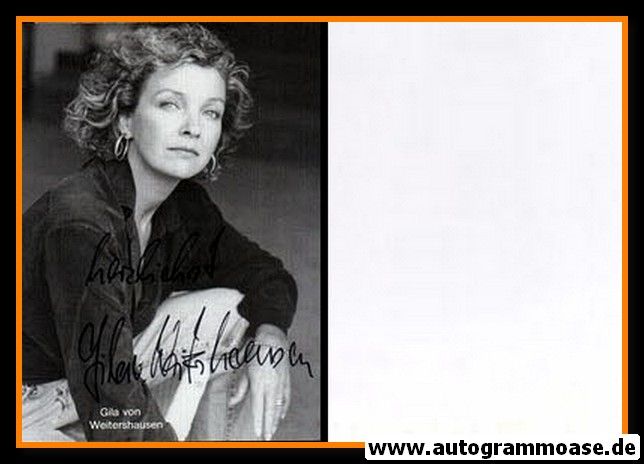 Autogramm Schauspieler | Gila VON WEITERSHAUSEN | 1980er (Portrait SW) 2