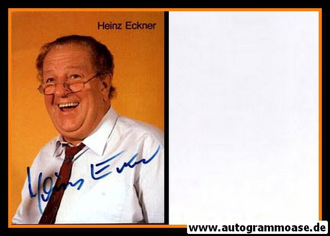 Autogramm Schauspieler | Heinz ECKNER | 1980er (Portrait Color)
