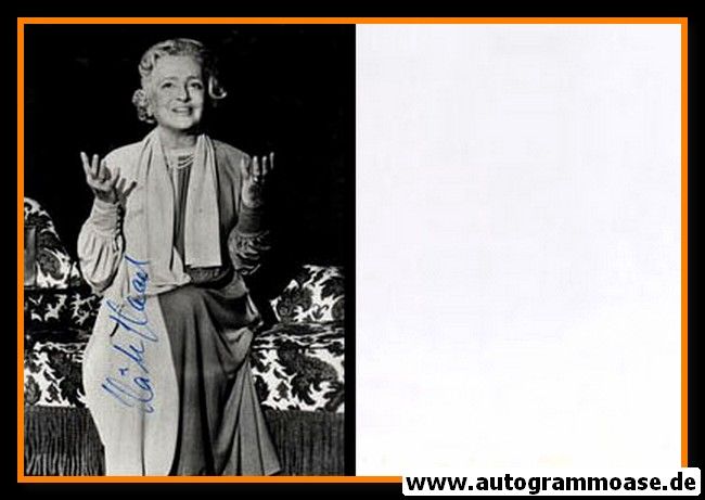 Autogramm Schauspieler | Käthe HAACK | 1970er Foto (Portrait SW)