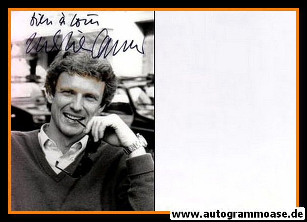 Autogramm Schauspieler | Mathieu CARRIERE | 1980er Foto (Portrait SW)