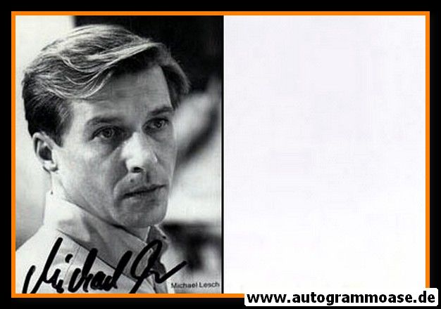 Autogramm Schauspieler | Michael LESCH | 1980er (Portrait SW)