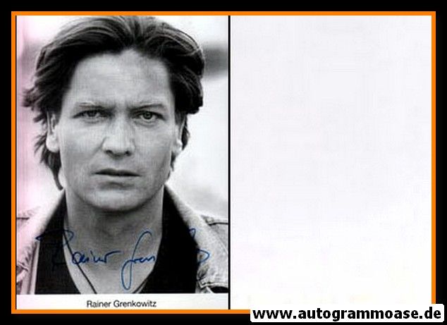Autogramm Schauspieler | Rainer GRENKOWITZ | 1980er (Portrait SW) 3
