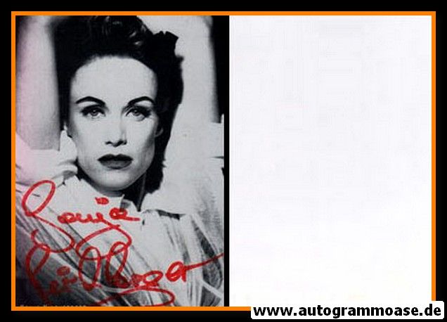 Autogramm Schauspieler | Sonja KIRCHBERGER | 1980er (Portrait SW) 1