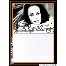 Autogramm Schauspieler | Sonja KIRCHBERGER | 1980er (Portrait SW) 2