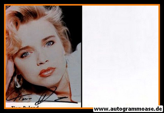 Autogramm Schauspieler | Tina RULAND | 1980er Foto (Portrait Color)