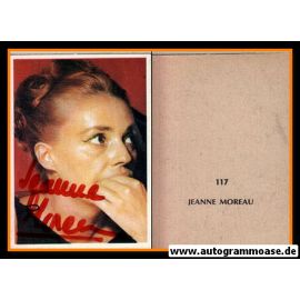 Autogramm Film (Frankreich) | Jeanne MOREAU | 1960er Sabi (Portrait Color)