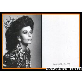 Autogramm Film (Italien) | Sophia LOREN | 1990 (Portrait SW Frontoni) 1