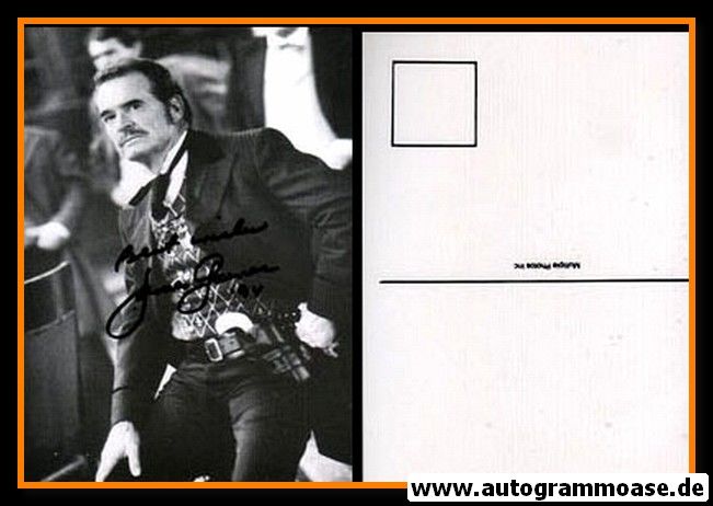 Autogramm Film (USA) | James GARNER | 1980er (Portrait SW)