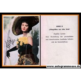 Autogramm Film (Italien) | Sophia LOREN | 1960er Sabi (Portrait Color)