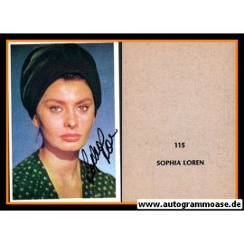 Autogramm Film (Italien) | Sophia LOREN | 1970er Sabi (Portrait Color)