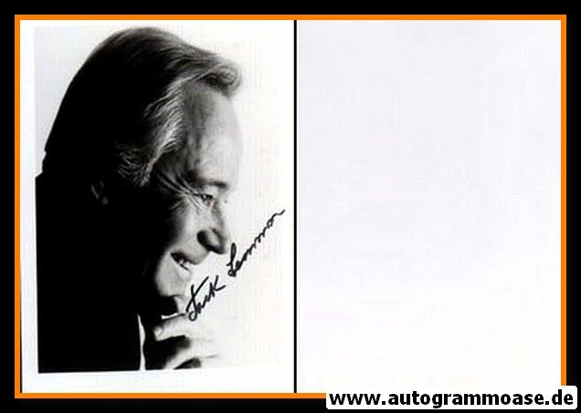 Autogramm Film (USA) | Jack LEMMON | 1990er Foto (Portrait SW)