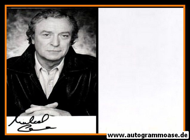 Autogramm Film (UK) | Michael CAINE | 1980er Foto (Portrait SW)