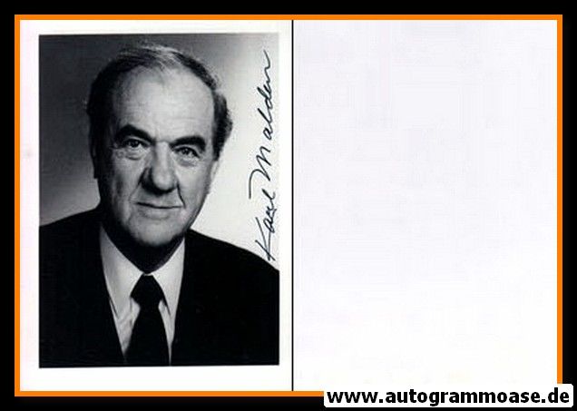Autogramm Film (USA) | Karl MALDEN | 1970er Foto (Portrait SW) 2