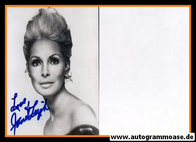 Autogramm Film (USA) | Janet LEIGH | 1960er Foto (Portrait SW)