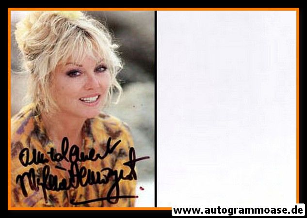 Autogramm Film (Frankreich) | Mylene DEMONGEOT | 1970er (Portrait Color)