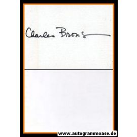 Autograph Film (USA) | Charles BRONSON