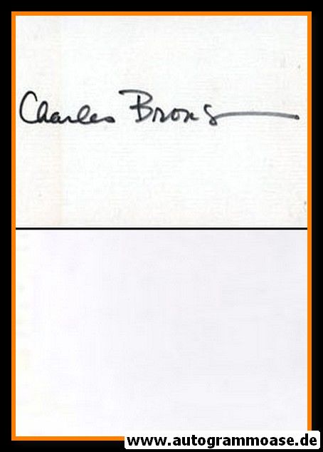 Autograph Film (USA) | Charles BRONSON
