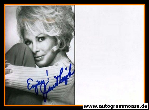 Autogramm Film (USA) | Janet LEIGH | 1980er Foto (Portrait SW)