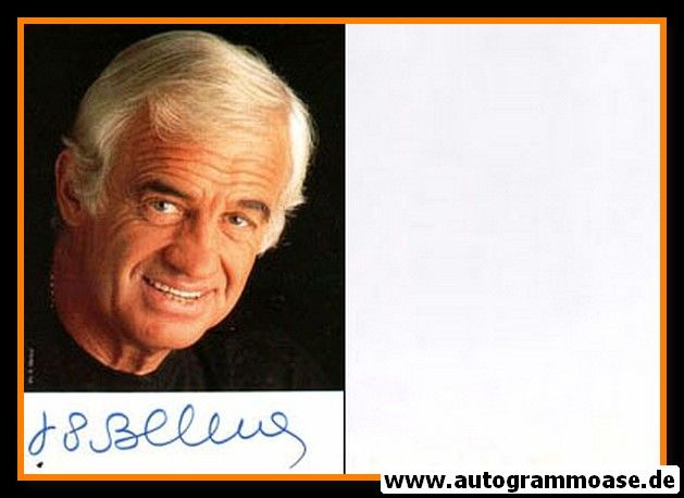 Autogramm Film (Frankreich) | Jean-Paul BELMONDO | 1990er (Portrait Color)