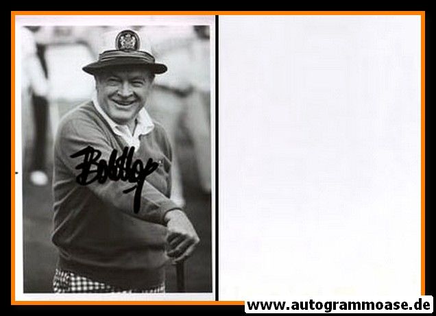 Autogramm Film (USA) | Bob HOPE | 1980er Foto (Portrait SW)