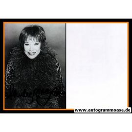 Autogramm Film (USA) | Shirley MacLAINE | 1990er Foto (Portrait SW)