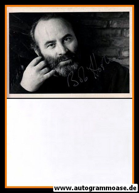 Autogramm Film (UK) | Bob HOSKINS | 1990er Foto (Portrait SW)