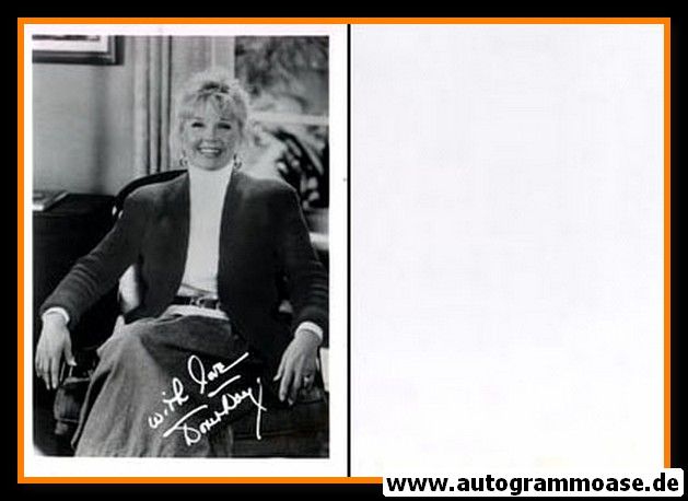 Autogramm Film (USA) | Doris DAY | 1990er Foto Druck (Portrait SW XL)