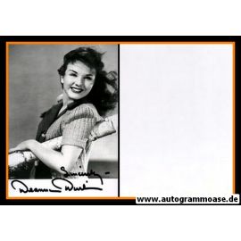 Autogramm Film (Kanada) | Deanna DURBIN | 1940er Foto Retro (Portrait SW) 2