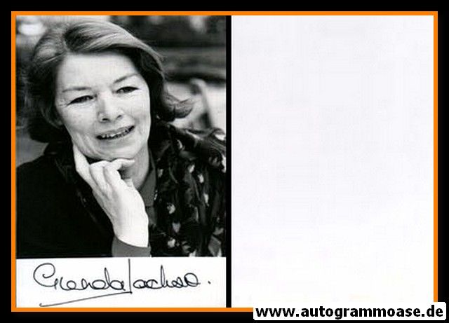 Autogramm Film (UK) | Glenda JACKSON | 1990er Foto (Portrait SW)