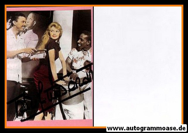 Autogramm Film (Frankreich) | Brigitte BARDOT | 1956 "Und Immer Lockt Das Weib"