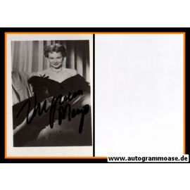 Autogramm Film (USA) | Virginia MAYO | 1950er Sabi (Portrait SW)
